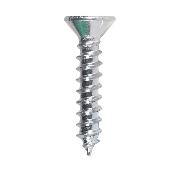 Hillman No. 10 X 1 in. L Phillips Zinc-Plated Coarse Wood Screws, 100PK 40123 - main