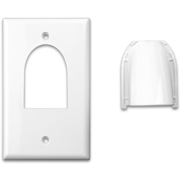 Vanco Faceplate, Number of Gangs: 1 Black 120613X - main