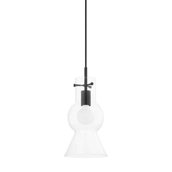 Mitzi Mirabel 1 Light Pendant 22 In. Soft Black H702701S-SBK - main