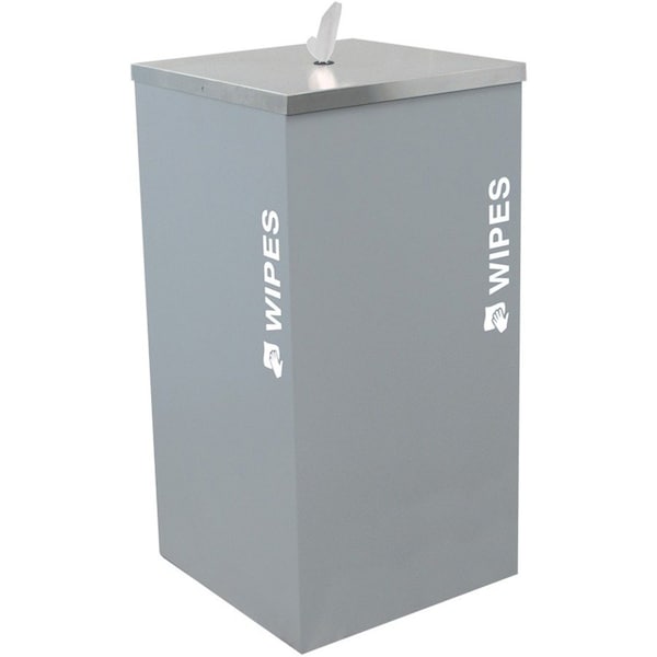 Ex-Cell Kaiser Bucket Wipe Dispenser - Steel, Hammered Grey Pebble SW-KD HMG - main