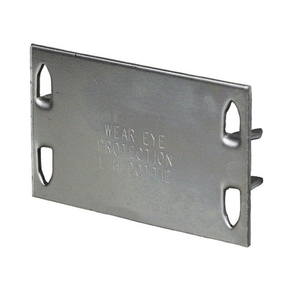 Dottie L.H. Dottie 1-1/2'' x 2-3/4'' 16 Gauge Safety Plate, 100PK 411 - main