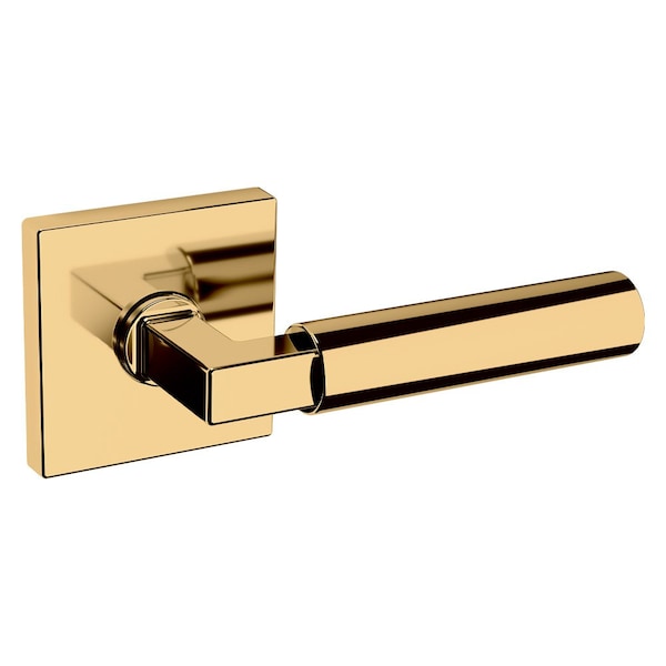 Baldwin Baldwin Preconfigured L029 Lever with R017 Rose Right Hand Half Dummy Lock Lifetime Brass Finish L029003RDM - main