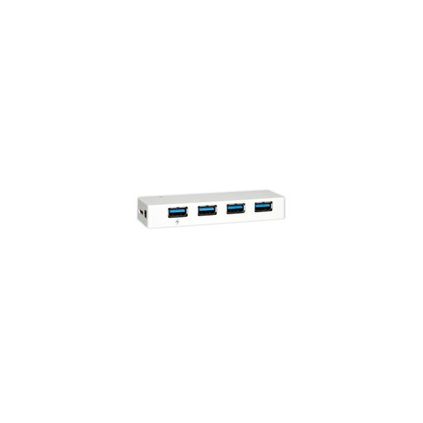 Cable Wholesale USB 3.2 Gen 1x1 Super Speed 4 Port Hub, 5 Gbps, White, Self Powered 41U3-32004 - main