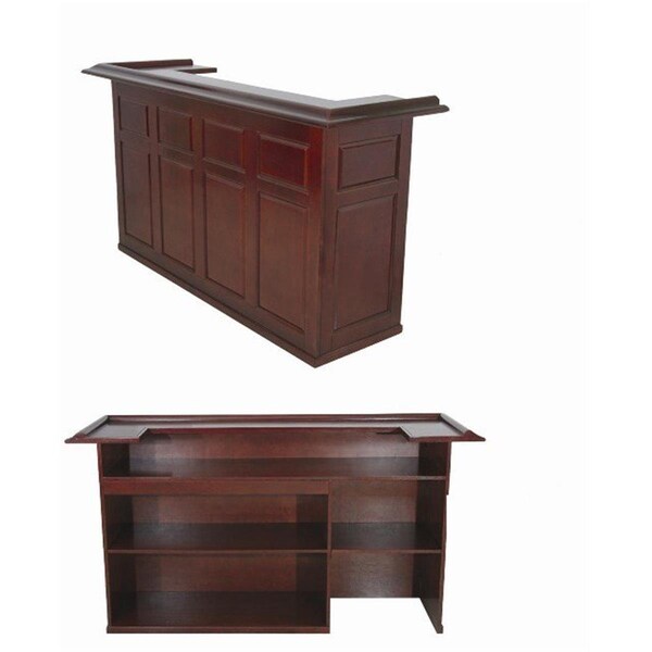 Latestluxury Wood Home Bar - Cappuccino LA3181082 - main