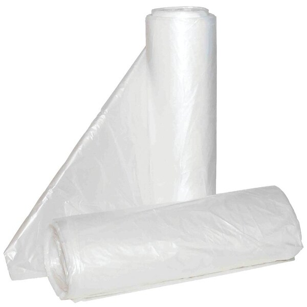 Aluf Plastics HiLene AntiMicrobial Can Liner, 43 x 48 in, 56 gal Capacity, HDPE, Clear HCR-434816C - main