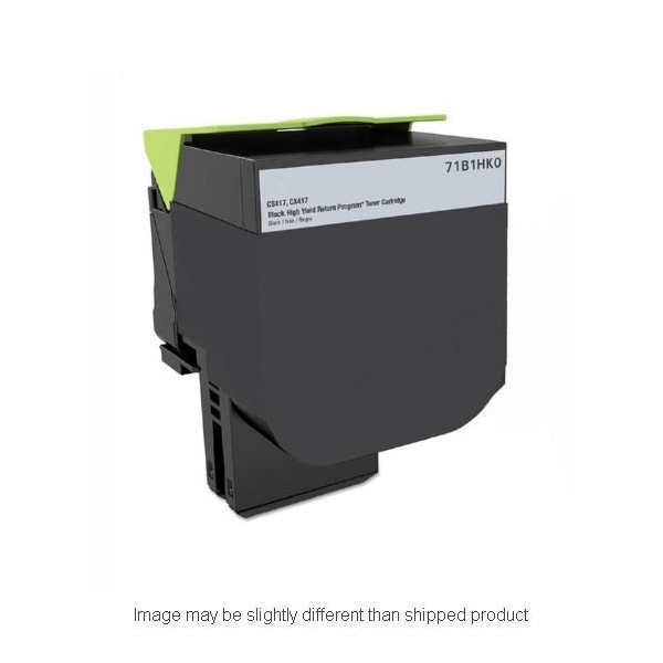 Lexmark Replacement 71B0H10 HI YLD BLACK TONER 71B0H10 71B0HK0 - main