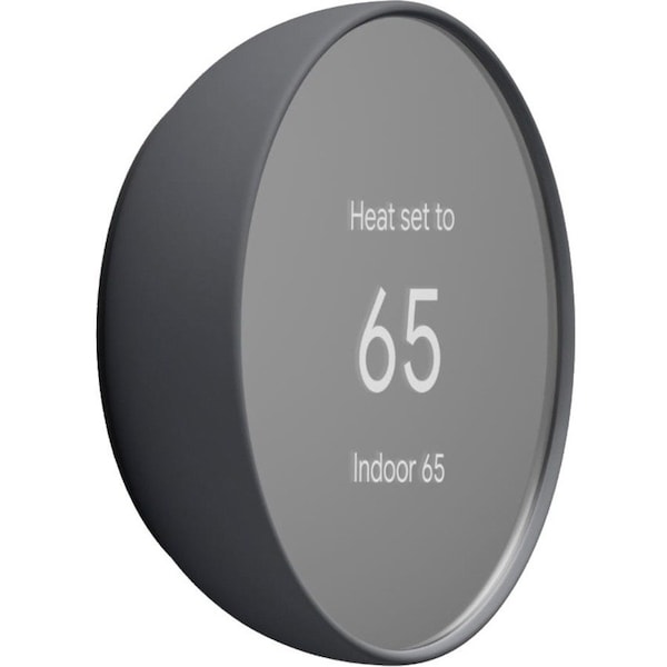 Google Nest Nest Smart Programmable Wi-Fi Thermostat Charcoal GA02081-US - main