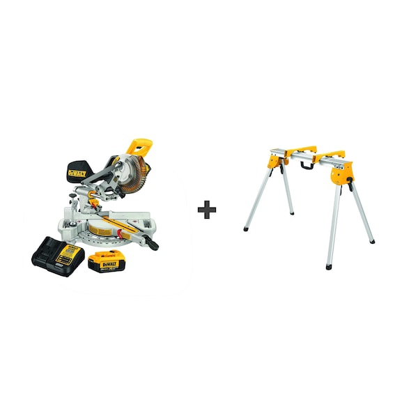 Dewalt Miter Saw, 7.25 in Dia, 4100 RPM DCS361M1/DWX725 - main