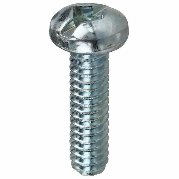 Dottie #6-32 x 1/2 in Combination Slotted/Square Round Machine Screw, Zinc Plated Carbon Steel, 100 PK RMDS63212 - main