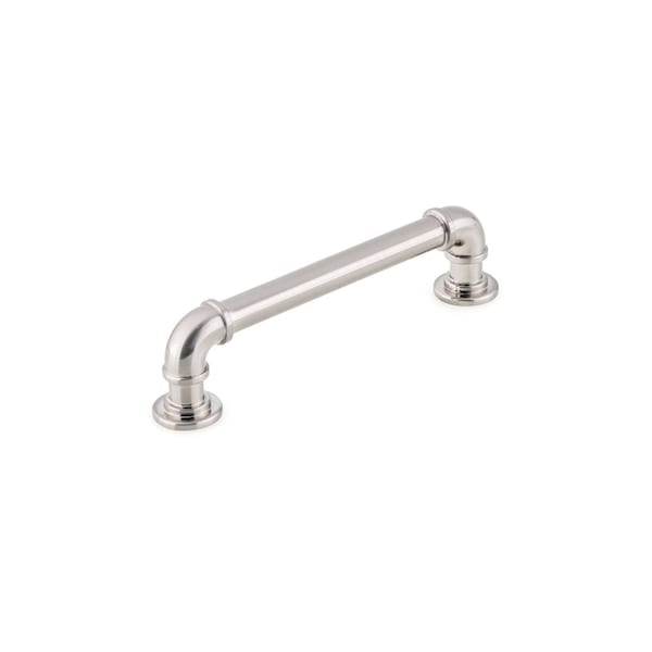Kingston Brass Cabinet Industrial Pipe Pull for Kitchen, 128 mm, Brushed Nickel RBP22091BN - main