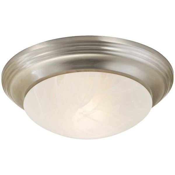 Boston Harbor Boston Harbor 563118BN Ceiling Light Fixture, 75, 18 W, CFL Lamp, Brushed Nickel 563118BN - main