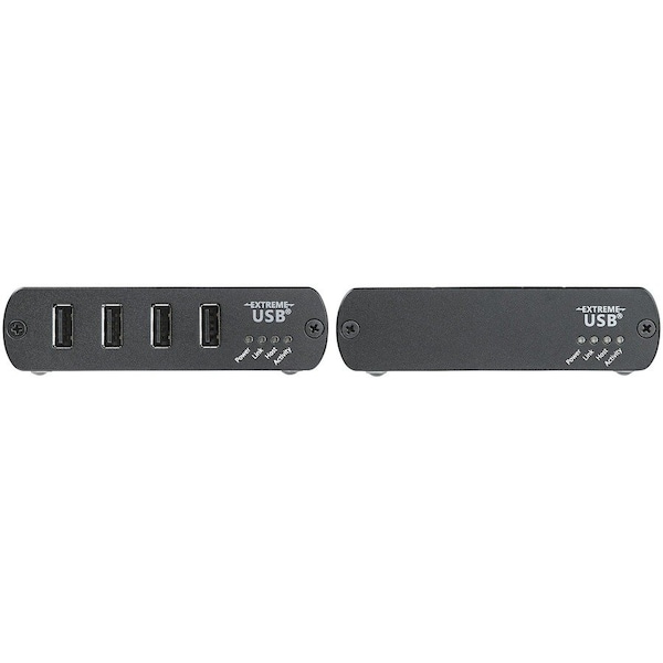Startech.Com USB 2.0 HUB OVER IP NETWORK EXTENDER KIT, CONNECT 4 DEVICES at 480MBPS VIA GIGABIT USB2G4LEXT2NA - main