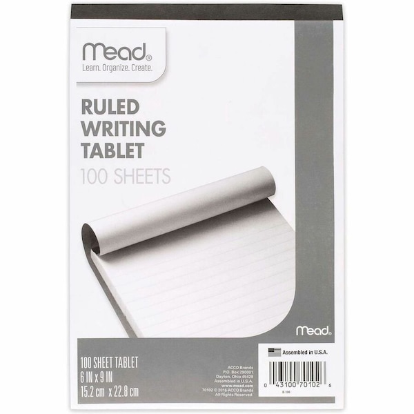 Mead 6 in. W X 9 in. L Memo Pad 100 ct 70102 - main