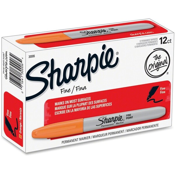 Sanford Orange Permanent Marker, Fine Tip 30006 - main