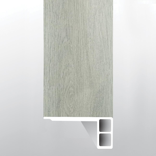 Msi LVT Trim, LVT, Gray-Light, 94 in L, 2.75 in W, Low Gloss ZOR-LVT-TR-0703 - main