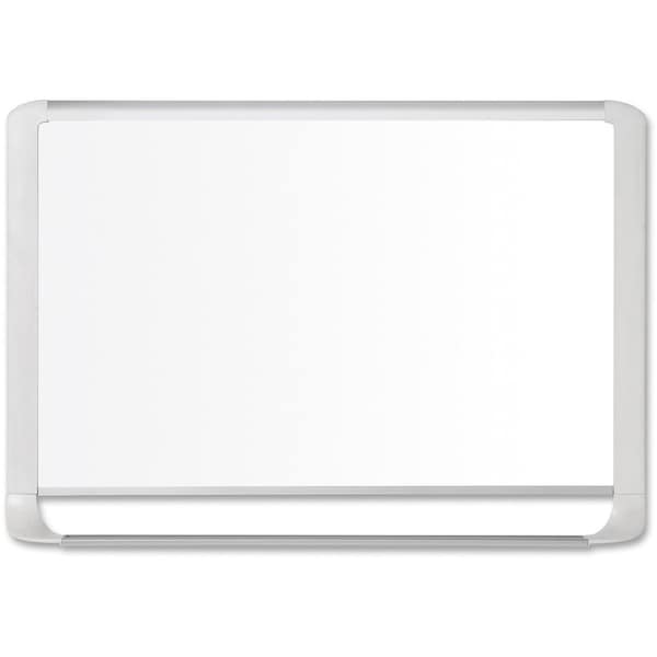 Mastervision Magnetic Dry Erase Board, 48x96", White, 48", 96", White MVI210205 - main