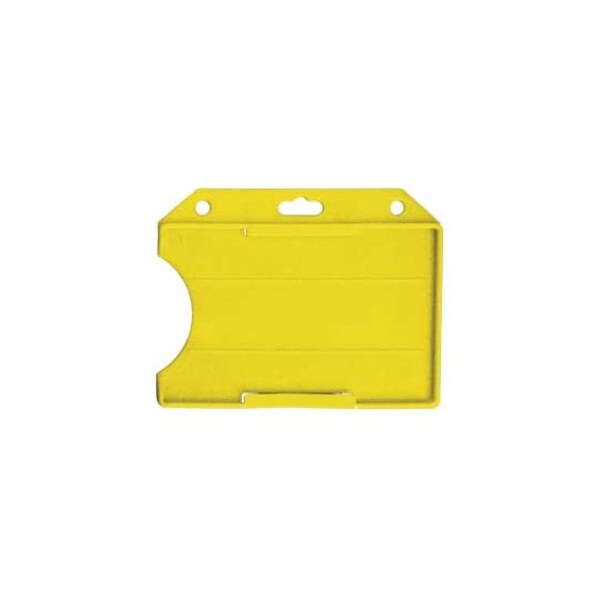 Brady Open Faced Card Holder - 2.64" x 3.62" - Yellow 1840-8119 - main