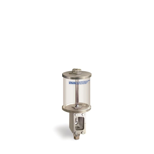 Oil-Rite Constant Level Lubricator w/Oil Level Sight and Pyrex Reservoir - Pipe Mnt, 1 pt, 1/2in. Female NPT B576-016PBW - main