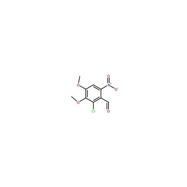 Ak Scientific 2-Chloro-3, 4-dimethoxy-6-nitrobenzaldehyde (1g), CAS 82330-54-9 2033AL-1g - main