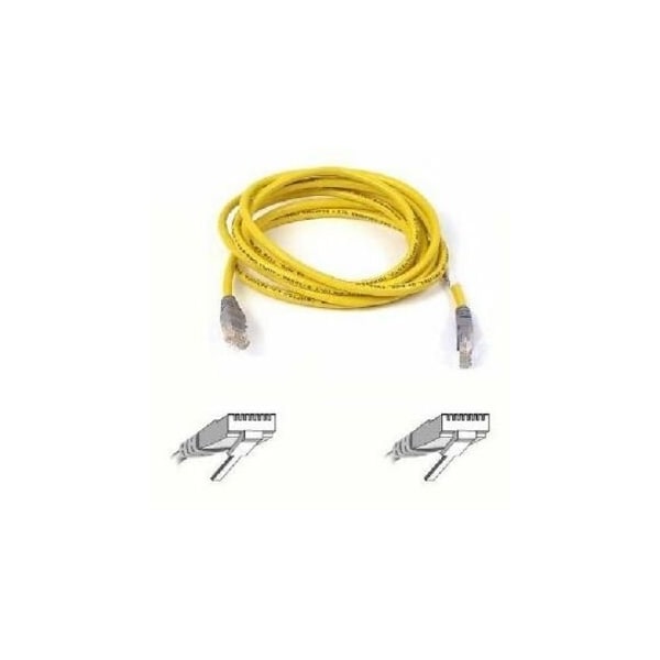 Belkin Cat. 5E UTP Patch Cable - RJ-45 Male - RJ-45 Male - 10ft - Yellow A3X126-10-YLW - main