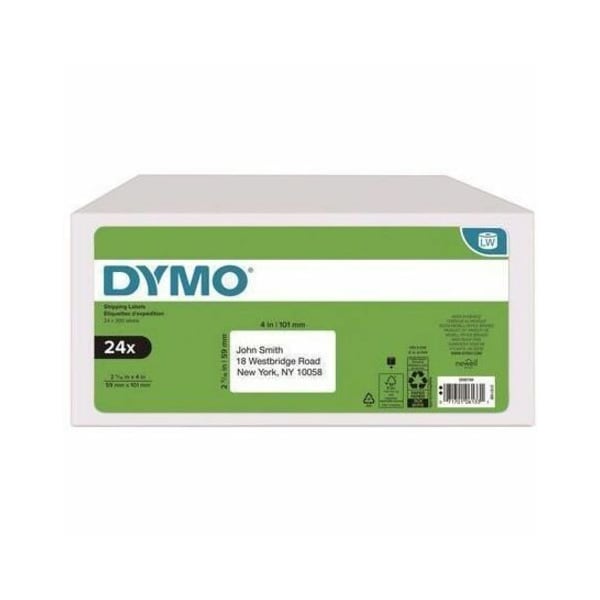 Dymo DY LW 2-5/16INX 4IN, WHT SHIP 300CT 24PK (30256), 24PK 2050769 - main