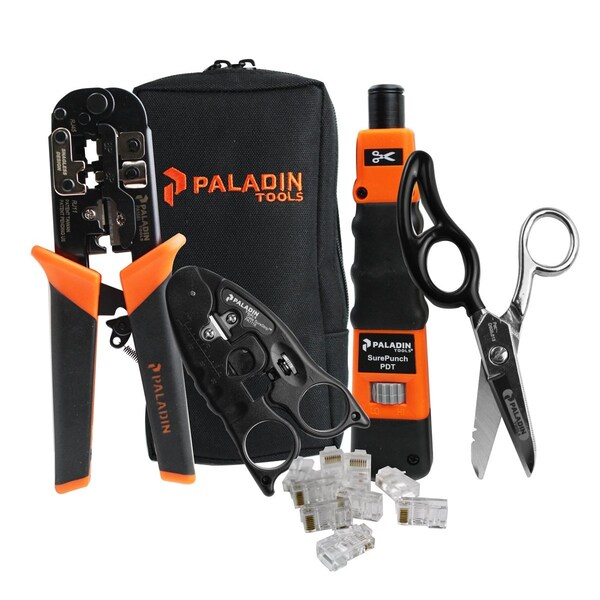 Greenlee Phone Cutting & Crimp Tool Kit Datacom Portable Starter Toolkit PA4908 