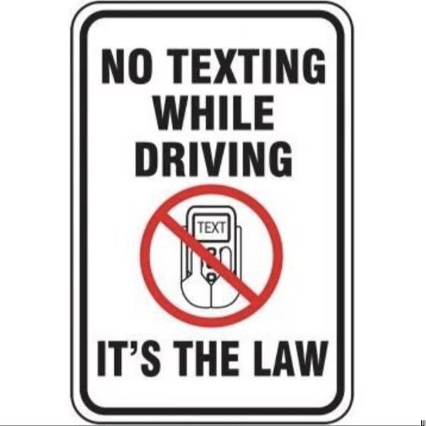 Accuform DRIVER SAFETY SIGN NO TEXTING WHILE FRR635HP FRR635HP | Zoro