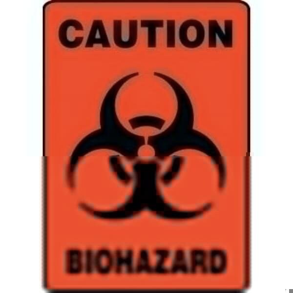 Accuform OSHA CAUTION SAFETY SIGN BIOHAZARD MBHZ522XT MBHZ522XT | Zoro