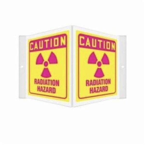 Accuform RADIATION HAZARD, Plastic, 6 in x 8.5 in, Wall Mount PSP660 | Zoro