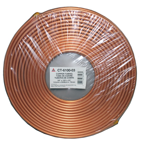 Ags Spool, Copper, 3/8 x 100 x 03 CT-6100-03 | Zoro