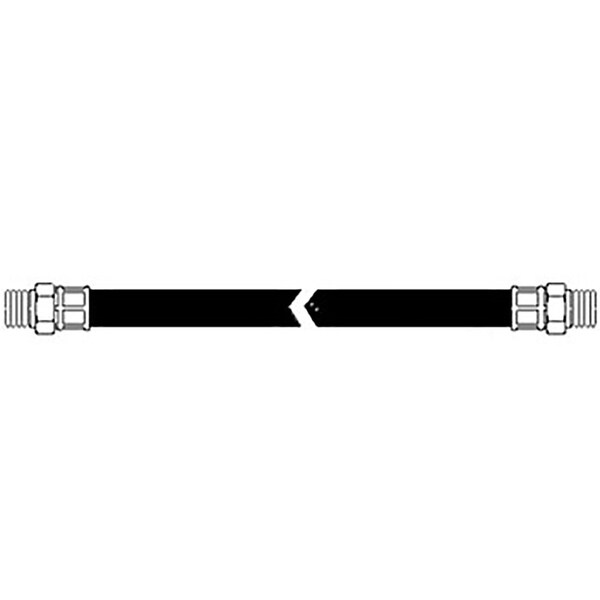 Aftermarket 48 Long 38 Hydraulic Hose w 38 NPT Ends TY3002 | Zoro