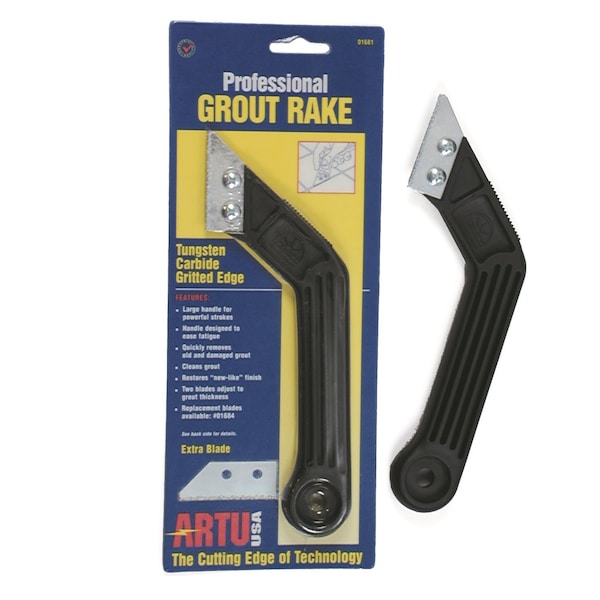 Grout Blade Rake Artu Professional Grout Rake, 2-Blades 01681 | Zoro