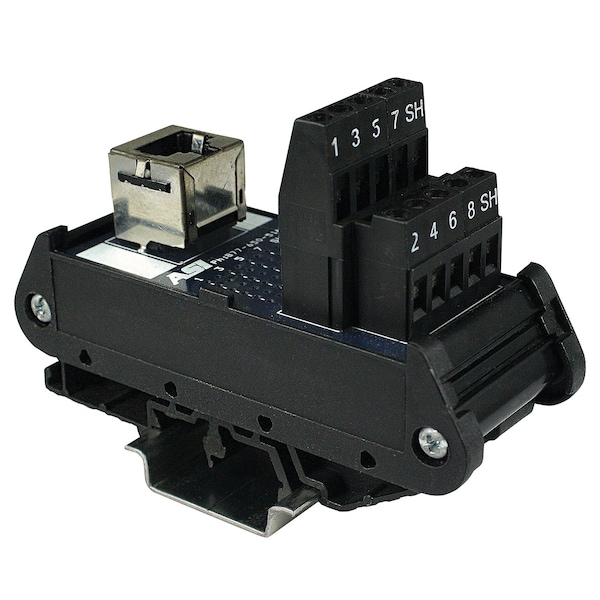 Asi RJ45 Breakout Board, RJ45 Ethernet Connector Breakout Board, DIN ...