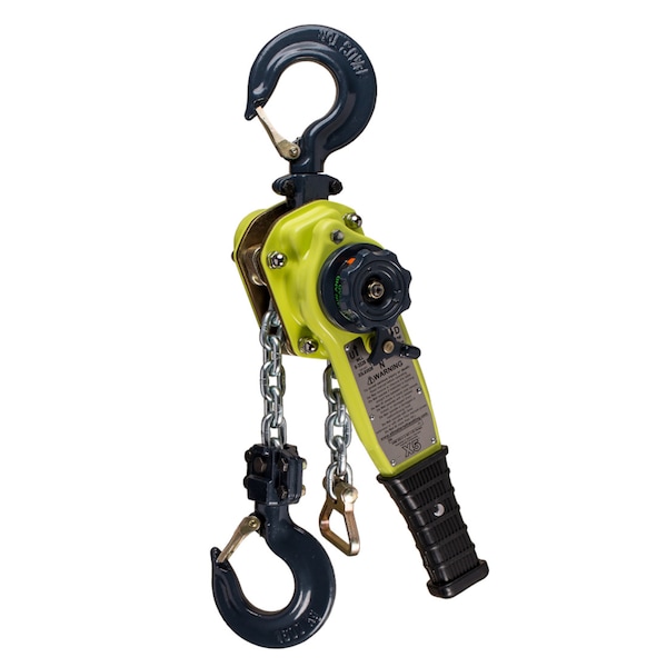 All Material Handling X5L Lever Hoist 1-3/4 US Ton x 15'lift Overload ...