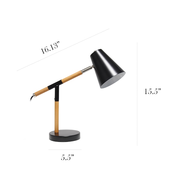 Desk Lamp Simple Designs LT3216-BLK Executive Banker's Glass Shade Antique Nickel/Black Desk Lamp Simple Designs LT3216-BLK Executive Banker's Glass Shade Antique Nickel/Black
