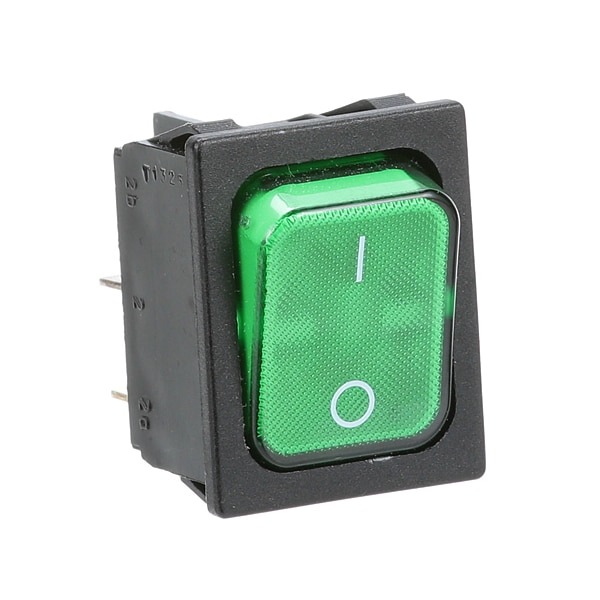 Lincoln Industrial Rocker Switch - Green Light MER340038 | Zoro