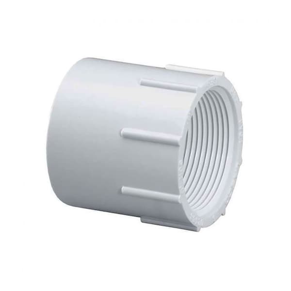 Thrifco Plumbing 1 Inch Slip x Female Thread PVC Adapter SCH 40 8113052 ...