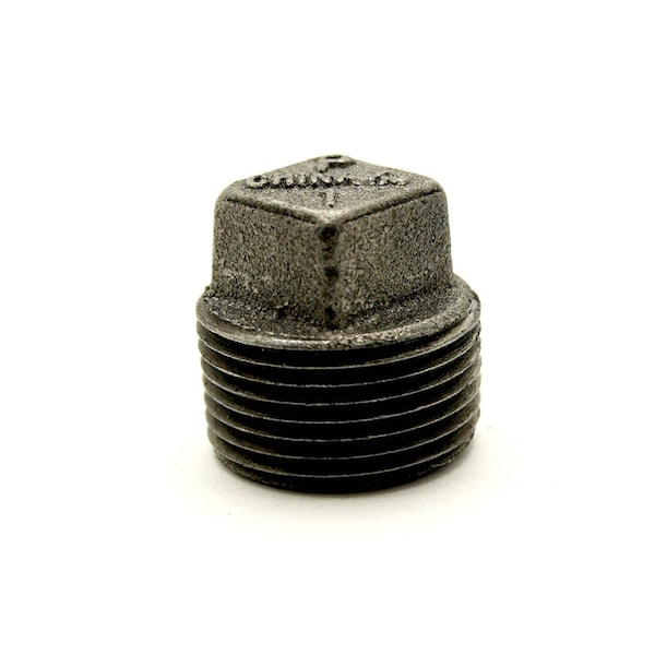 Thrifco Plumbing 1 Inch Black Steel Plug 8318094 | Zoro