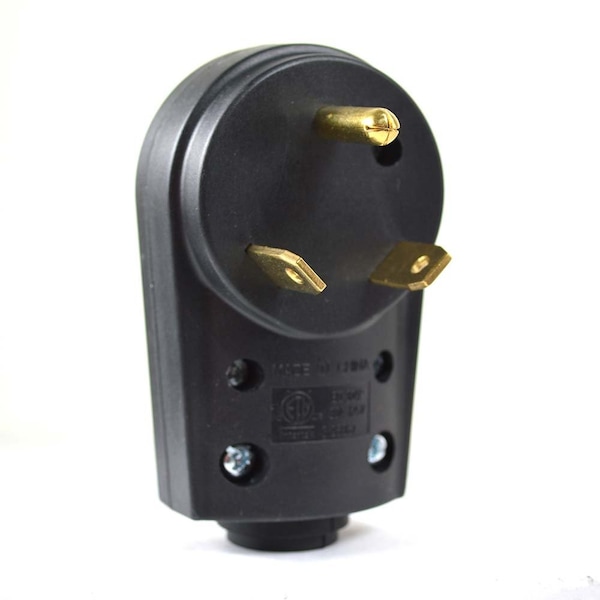 General Plug Superior Electric Plug Adapter, TT-30P, Black RVA1593 | Zoro