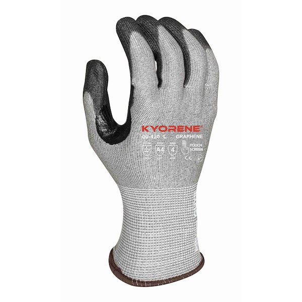Kyorene Cut Resistant Gloves, Cut Level A4 Polyurethane Palm