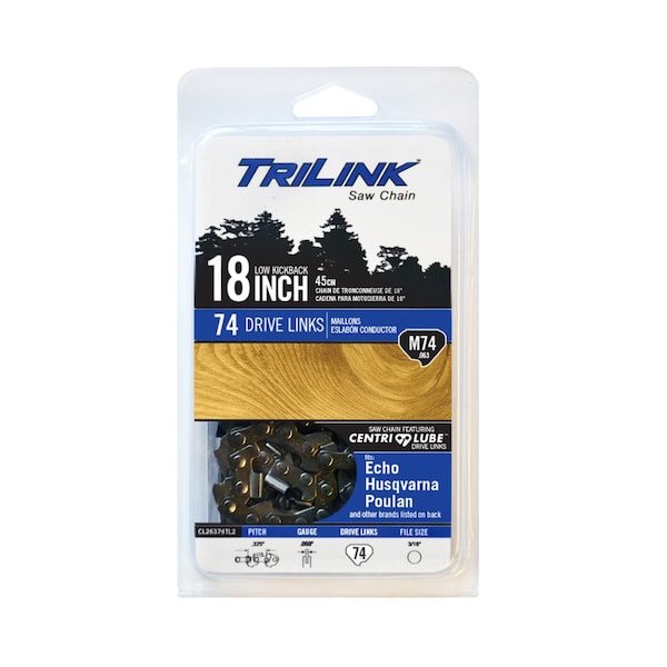 Trilink Chainsaw Chain .325 Semi-Chisel .063 74DL for Stihl 024 ...