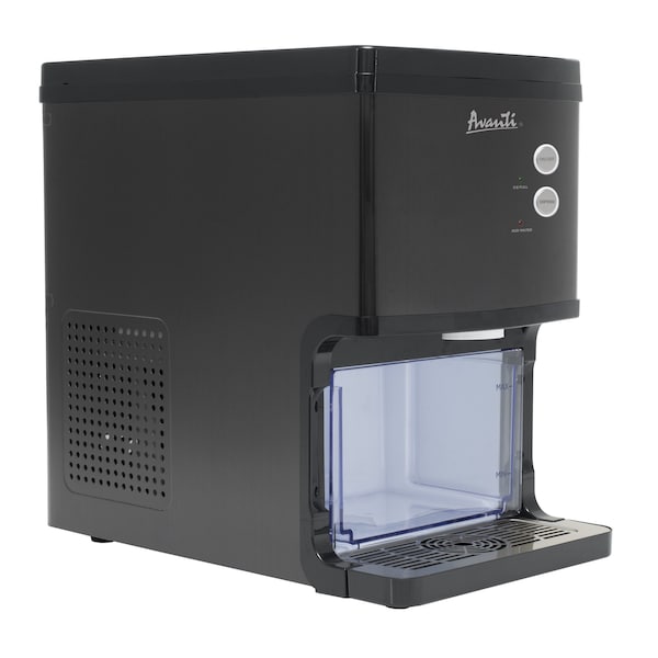 Avanti Countertop Nugget Ice Maker and Dispenser, 33 lbs. , Black