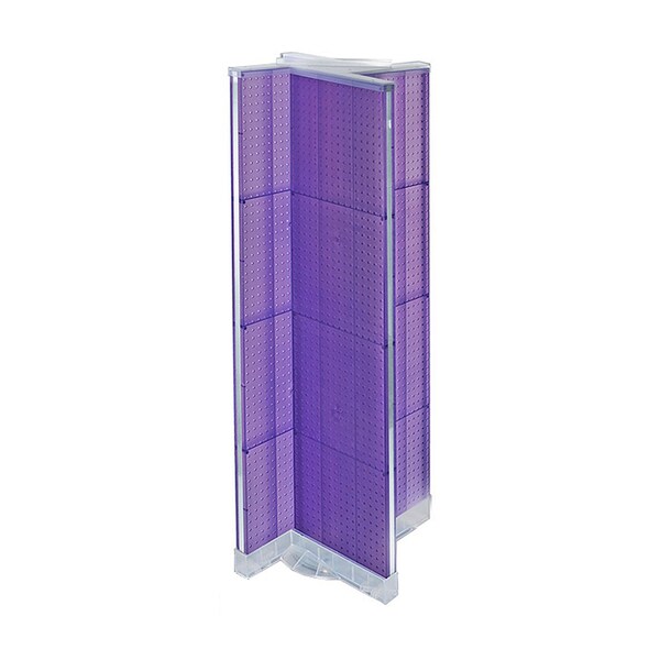 Pin Wheel Display Azar Displays Pinwheel Pegboard Floor Display on Revolving Base ...