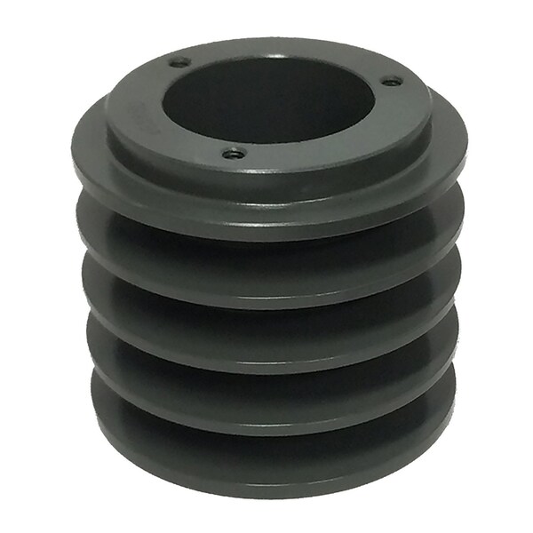 B&B Manufacturing Bushing 4 Groove V-Belt Pulley 5.95 inch OD 4B56SD | Zoro