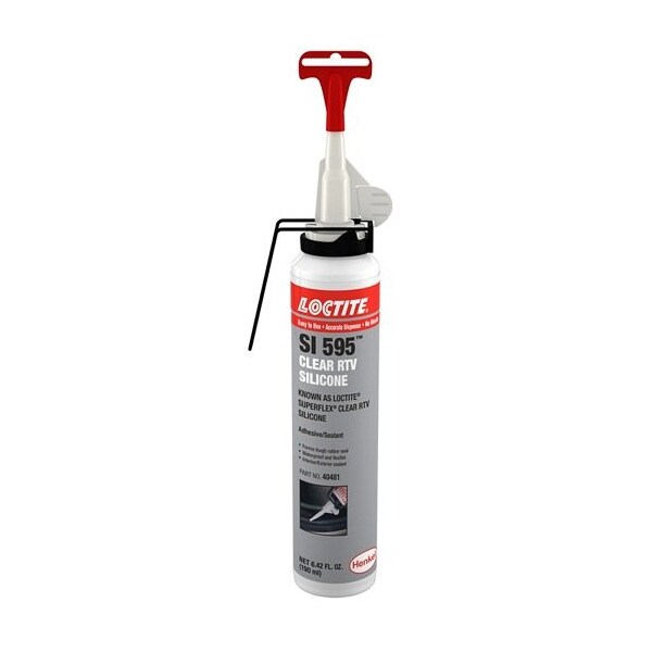Tag Rtv Spray Henkel Gasketing, RTV Silicone, High Temperature, Clear, 190 Ml SI 595 ...