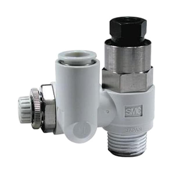 Smc Speed Controller; Flow Control W/Pilot Check Valve; 3/8NPTside Port ...