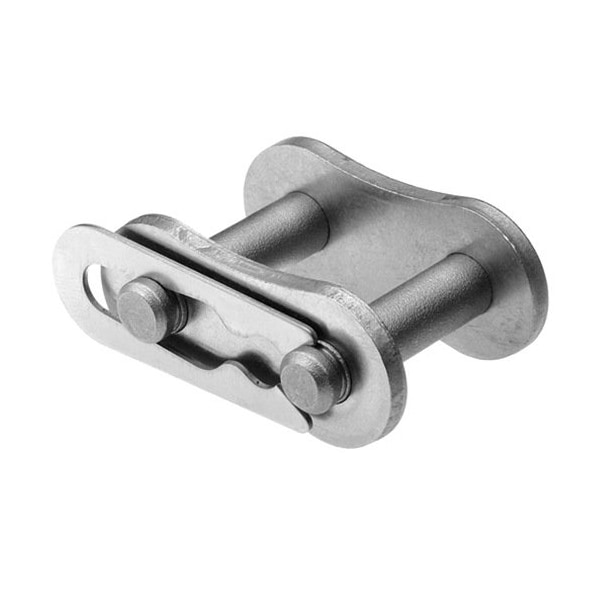 Tsubaki Chain Link, 60 Chain Size, Spring Clip, 3/4 in. Chain Pitch ...