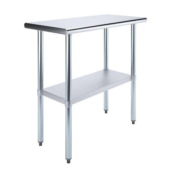 Amgood 18 in. x 36 in. Stainless Steel Table AMG WT-1836 | Zoro
