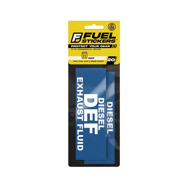 Def Sticker Adblue Fuel Stickers DEF Sticker, Diesel Exhaust Fluid Label: Fluid Safety ...