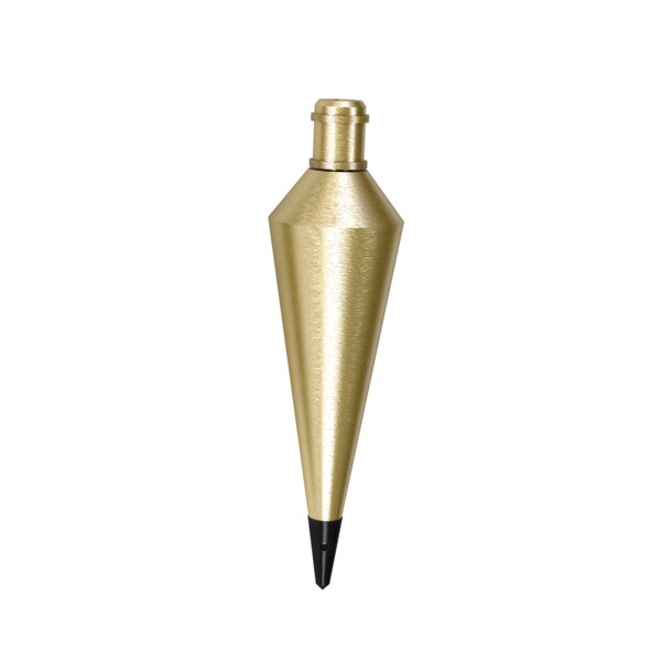Kraft Tool Co- 16 Oz. Professional Brass Engineer Plumb Bob